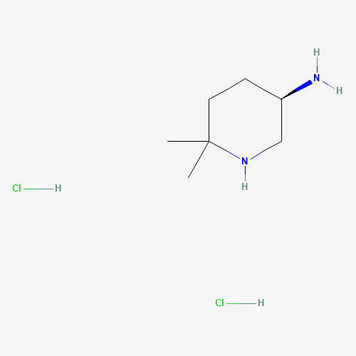 rel-(R)-6,6-Dimethylpiperidin-3-amine dihydrochloride