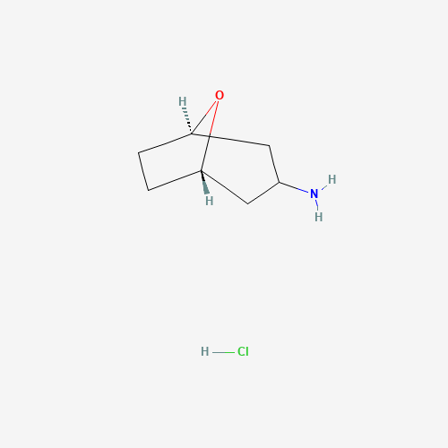 rel-(1R,3s,5S)-8-Oxabicyclo[3.2.1]octan-3-amine hydrochloride