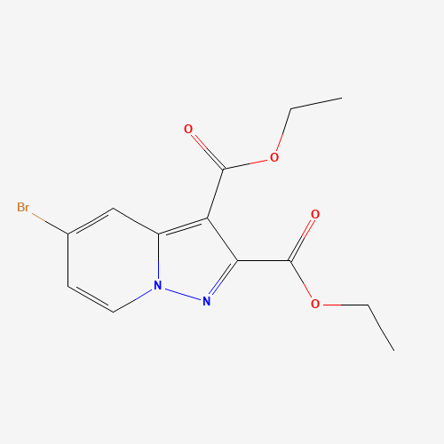 Diethyl 5-bromopyrazolo[1,5-a]pyridine-2,3-dicarboxylate