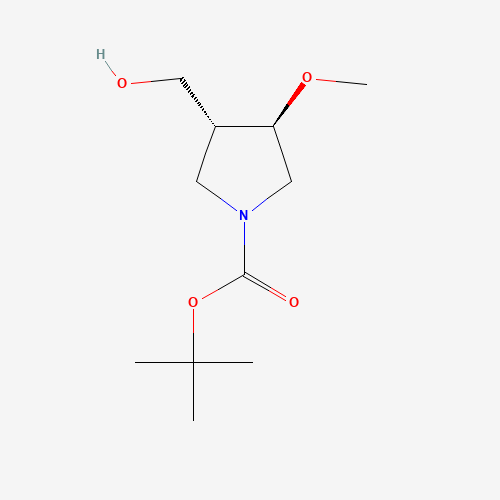 Rel-tert-butyl (3R,4R)-3-(hydroxymethyl)-4-methoxypyrrolidine-1-carboxylate
