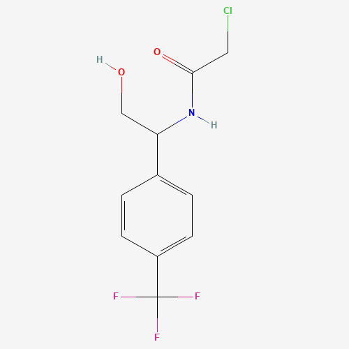 2-Chloro-N-(2-hydroxy-1-(4-(trifluoromethyl)phenyl)ethyl)acetamide