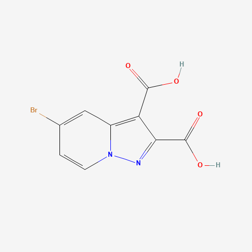 5-Bromopyrazolo[1,5-a]pyridine-2,3-dicarboxylic acid