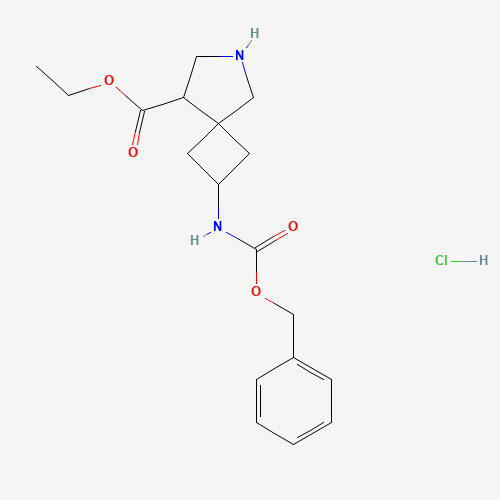 Ethyl 2-(((benzyloxy)carbonyl)amino)-6-azaspiro[3.4]octane-8-carboxylate hydrochloride