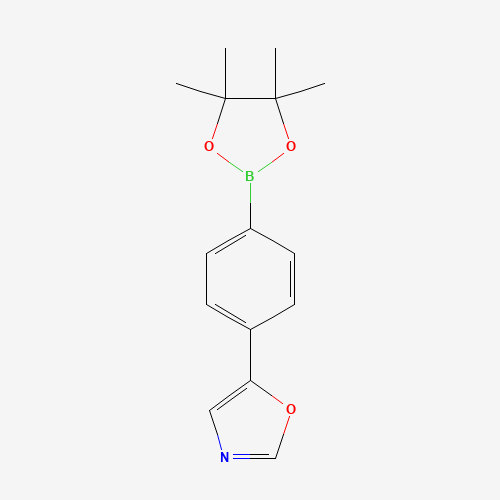 5-(4-(4,4,5,5-Tetramethyl-1,3,2-dioxaborolan-2-yl)phenyl)oxazole