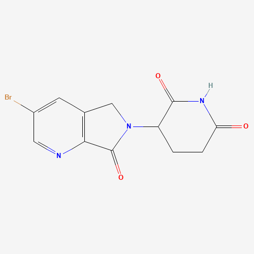 3-(3-Bromo-7-oxo-5,7-dihydro-6H-pyrrolo[3,4-b]pyridin-6-yl)piperidine-2,6-dione