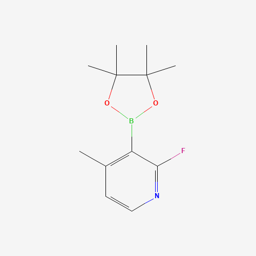2-Fluoro-4-methyl-3-(4,4,5,5-tetramethyl-1,3,2-dioxaborolan-2-yl)pyridine