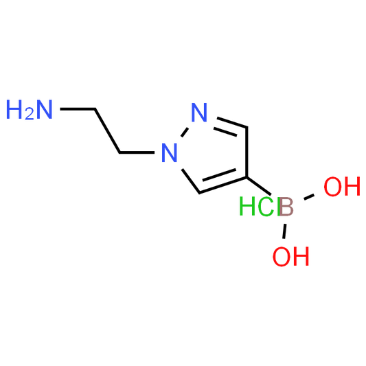 (1-(2-Aminoethyl)-1H-pyrazol-4-yl)boronic acid hydrochloride