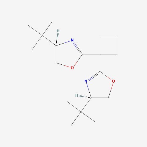 (4R,4'R)-2,2'-(Cyclobutane-1,1-diyl)bis(4-(tert-butyl)-4,5-dihydrooxazole)
