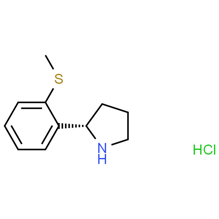 (S)-2-(2-(Methylthio)phenyl)pyrrolidine hydrochloride