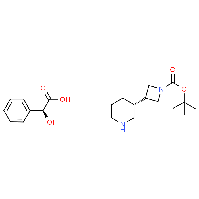 (R)-tert-Butyl 3-(piperidin-3-yl)azetidine-1-carboxylate (S)-2-hydroxy-2-phenylacetate