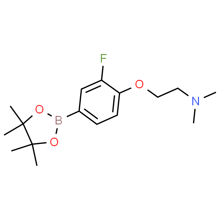 2-(2-Fluoro-4-(4,4,5,5-tetramethyl-1,3,2-dioxaborolan-2-yl)phenoxy)-N,N-dimethylethanamine