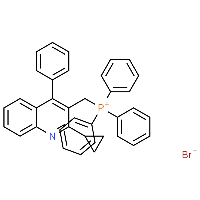 ((2-Cyclopropyl-4-phenylquinolin-3-yl)methyl)triphenylphosphonium bromide