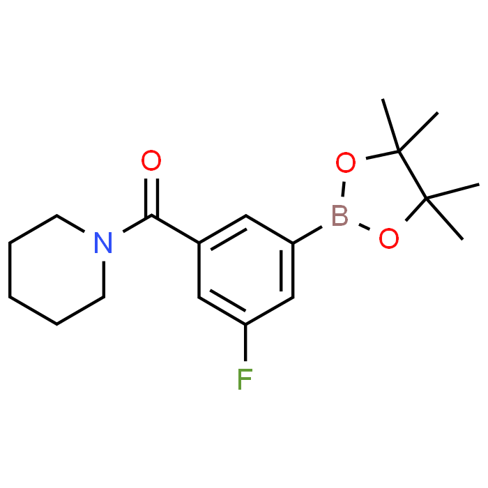 (3-Fluoro-5-(4,4,5,5-tetramethyl-1,3,2-dioxaborolan-2-yl)phenyl)(piperidin-1-yl)methanone