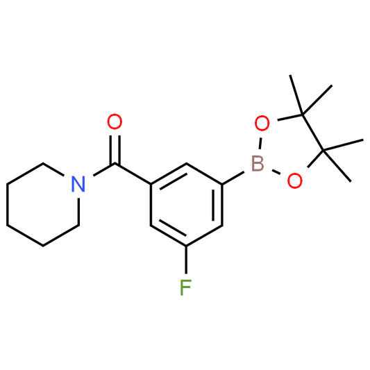 (3-Fluoro-5-(4,4,5,5-tetramethyl-1,3,2-dioxaborolan-2-yl)phenyl)(piperidin-1-yl)methanone