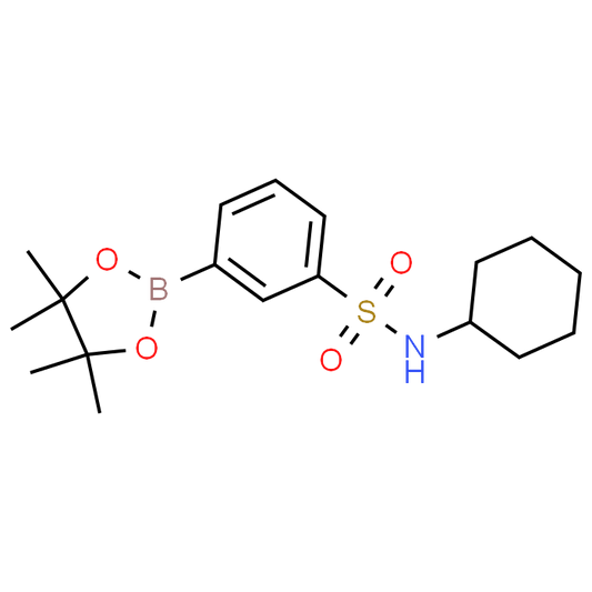 N-Cyclohexyl-3-(4,4,5,5-tetramethyl-1,3,2-dioxaborolan-2-yl)benzenesulfonamide