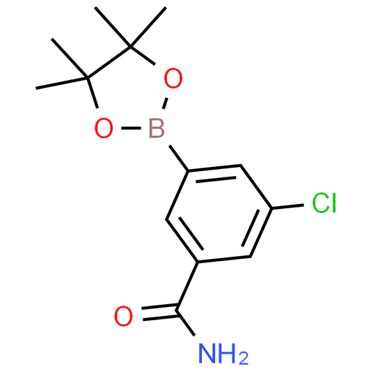 3-Chloro-5-(4,4,5,5-tetramethyl-1,3,2-dioxaborolan-2-yl)benzamide