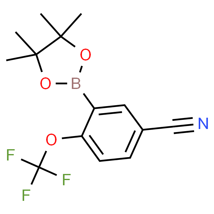 3-(4,4,5,5-Tetramethyl-1,3,2-dioxaborolan-2-yl)-4-(trifluoromethoxy)benzonitrile