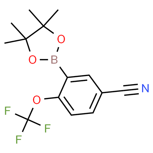 3-(4,4,5,5-Tetramethyl-1,3,2-dioxaborolan-2-yl)-4-(trifluoromethoxy)benzonitrile