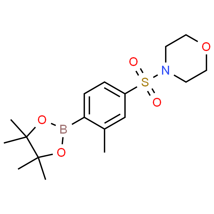 4-((3-Methyl-4-(4,4,5,5-tetramethyl-1,3,2-dioxaborolan-2-yl)phenyl)sulfonyl)morpholine