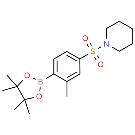 1-((3-Methyl-4-(4,4,5,5-tetramethyl-1,3,2-dioxaborolan-2-yl)phenyl)sulfonyl)piperidine