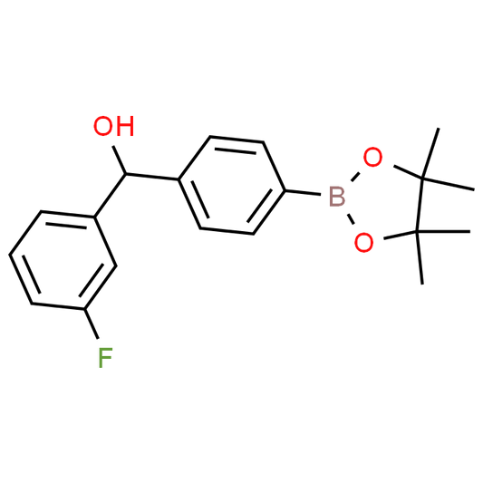 (3-Fluorophenyl)(4-(4,4,5,5-tetramethyl-1,3,2-dioxaborolan-2-yl)phenyl)methanol