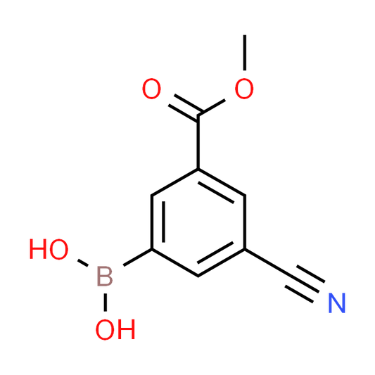 (3-Cyano-5-(methoxycarbonyl)phenyl)boronic acid