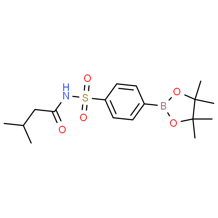 3-Methyl-N-((4-(4,4,5,5-tetramethyl-1,3,2-dioxaborolan-2-yl)phenyl)sulfonyl)butanamide