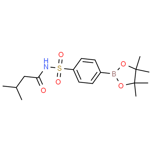 3-Methyl-N-((4-(4,4,5,5-tetramethyl-1,3,2-dioxaborolan-2-yl)phenyl)sulfonyl)butanamide