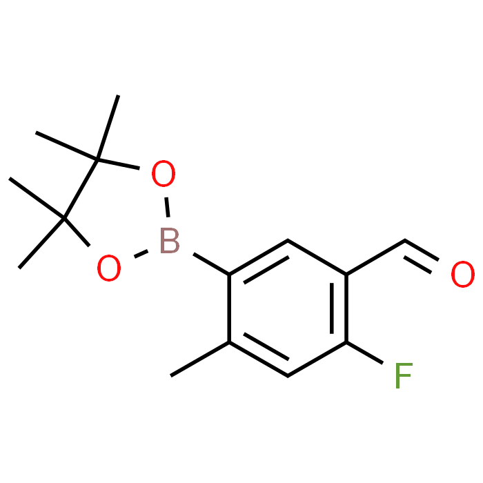 2-Fluoro-4-methyl-5-(4,4,5,5-tetramethyl-1,3,2-dioxaborolan-2-yl)benzaldehyde