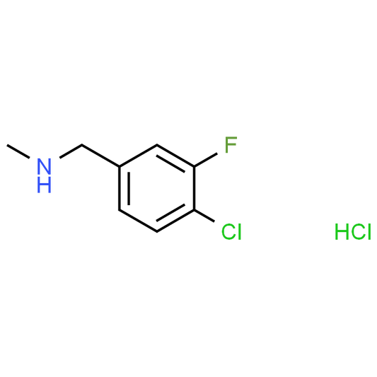 1-(4-Chloro-3-fluorophenyl)-N-methylmethanamine hydrochloride