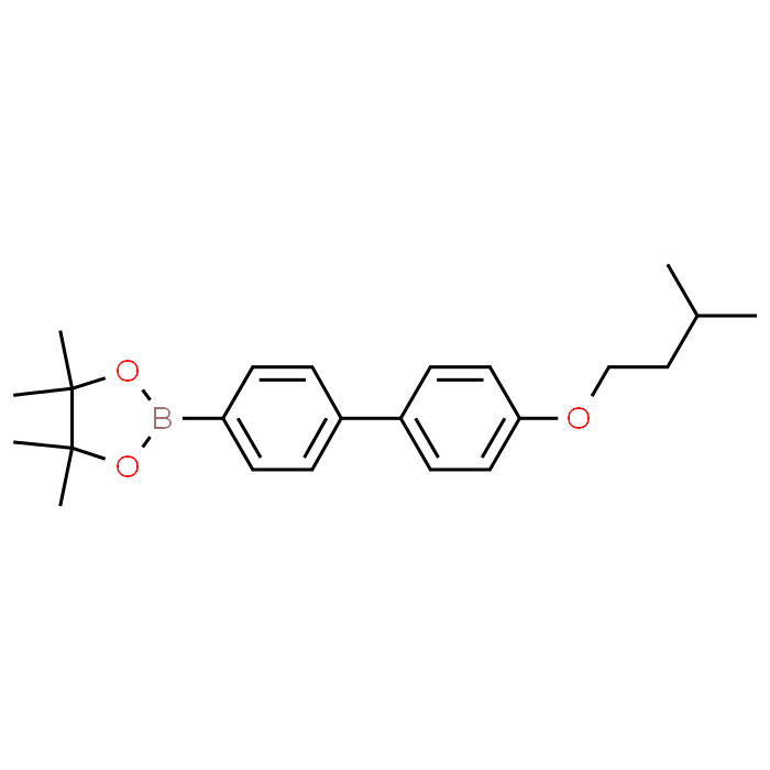 2-(4'-(Isopentyloxy)-[1,1'-biphenyl]-4-yl)-4,4,5,5-tetramethyl-1,3,2-dioxaborolane