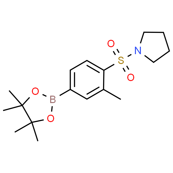 1-((2-Methyl-4-(4,4,5,5-tetramethyl-1,3,2-dioxaborolan-2-yl)phenyl)sulfonyl)pyrrolidine