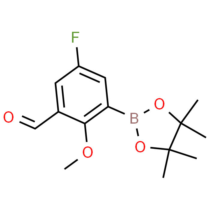 5-Fluoro-2-methoxy-3-(4,4,5,5-tetramethyl-1,3,2-dioxaborolan-2-yl)benzaldehyde