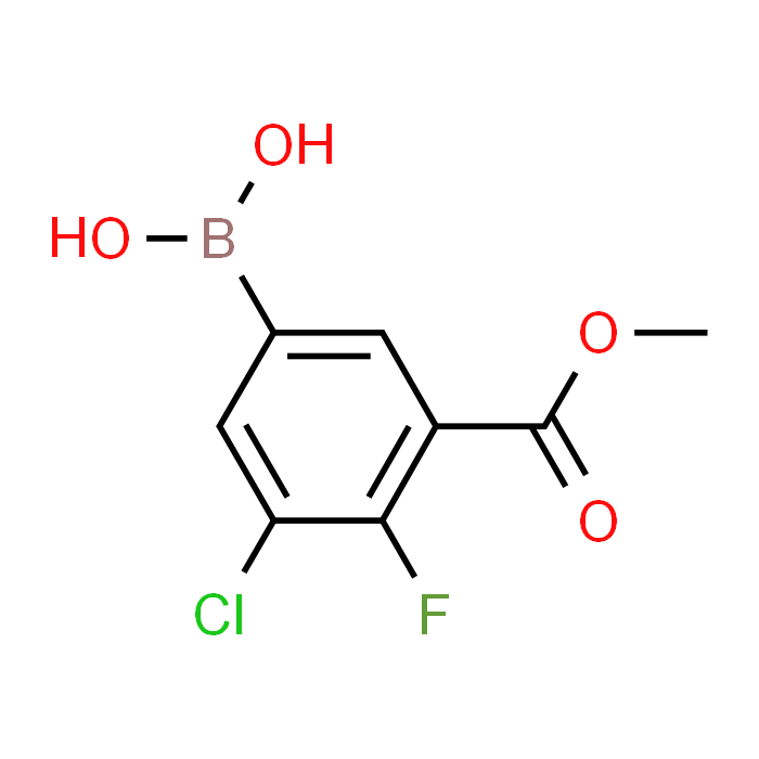 (3-Chloro-4-fluoro-5-(methoxycarbonyl)phenyl)boronic acid