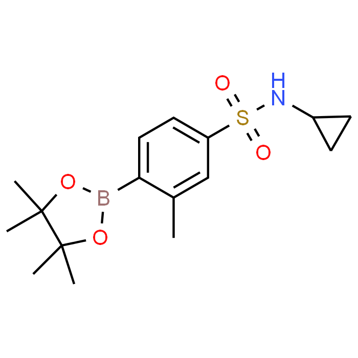 N-Cyclopropyl-3-methyl-4-(4,4,5,5-tetramethyl-1,3,2-dioxaborolan-2-yl)benzenesulfonamide