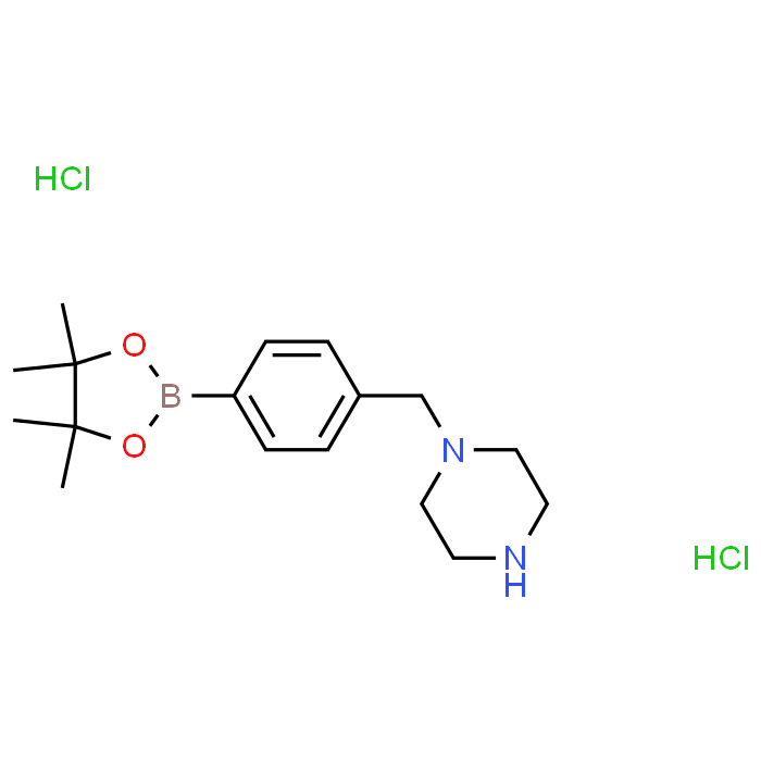 1-(4-(4,4,5,5-Tetramethyl-1,3,2-dioxaborolan-2-yl)benzyl)piperazine dihydrochloride