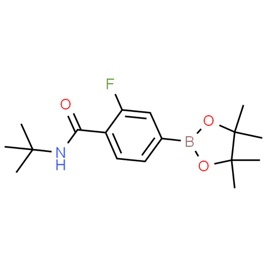 N-(tert-Butyl)-2-fluoro-4-(4,4,5,5-tetramethyl-1,3,2-dioxaborolan-2-yl)benzamide