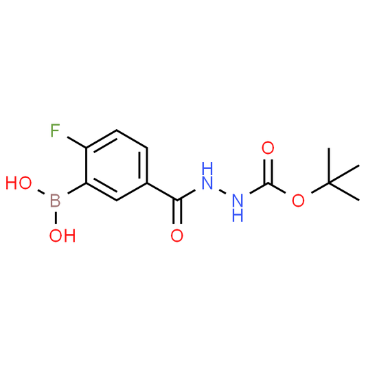 (5-(2-(tert-Butoxycarbonyl)hydrazine-1-carbonyl)-2-fluorophenyl)boronic acid