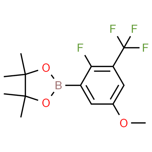 2-(2-Fluoro-5-methoxy-3-(trifluoromethyl)phenyl)-4,4,5,5-tetramethyl-1,3,2-dioxaborolane