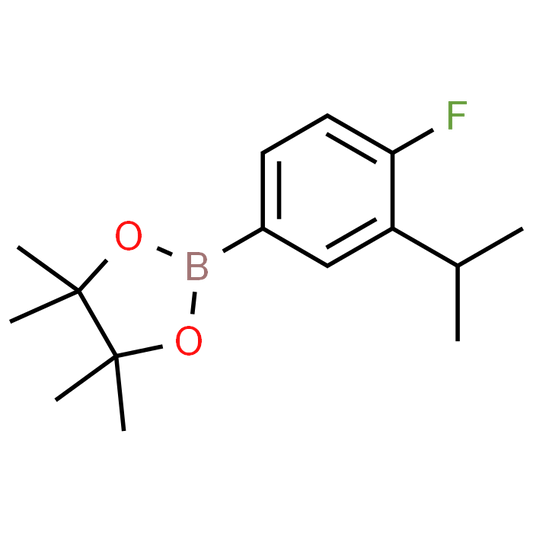 2-(4-Fluoro-3-isopropylphenyl)-4,4,5,5-tetramethyl-1,3,2-dioxaborolane