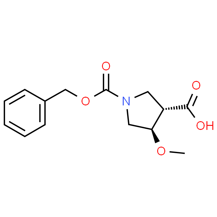 trans-1-((benzyloxy)carbonyl)-4-methoxypyrrolidine-3-carboxylic acid