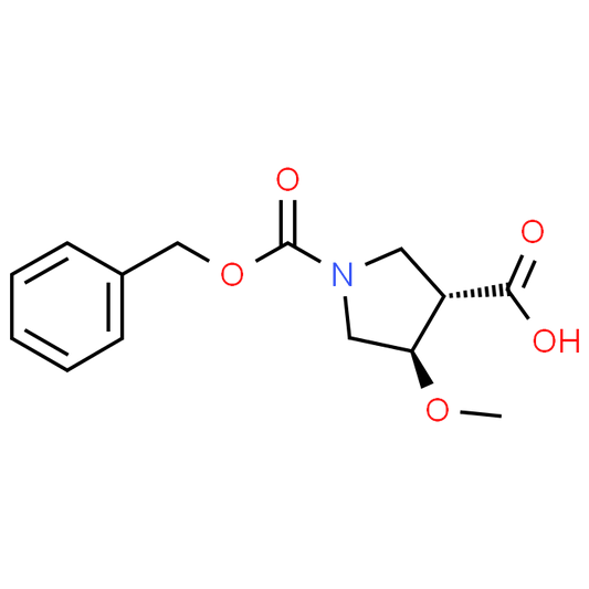 trans-1-((benzyloxy)carbonyl)-4-methoxypyrrolidine-3-carboxylic acid