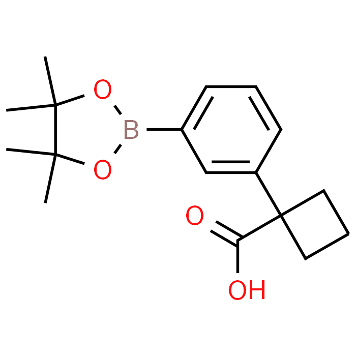 1-(3-(4,4,5,5-Tetramethyl-1,3,2-dioxaborolan-2-yl)phenyl)cyclobutane-1-carboxylic acid