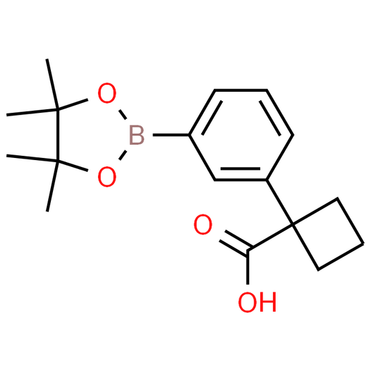 1-(3-(4,4,5,5-Tetramethyl-1,3,2-dioxaborolan-2-yl)phenyl)cyclobutane-1-carboxylic acid