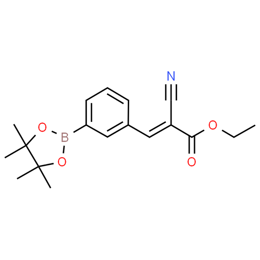 Ethyl (2E)-2-cyano-3-[3-(4,4,5,5-tetramethyl-1,3,2-dioxaborolan-2-yl)phenyl]prop-2-enoate