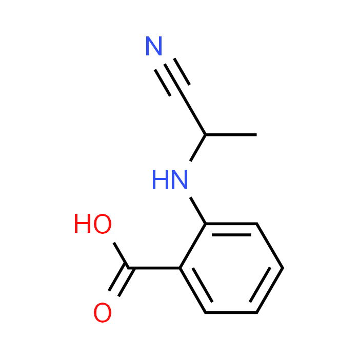 2-((1-Cyanoethyl)amino)benzoic acid
