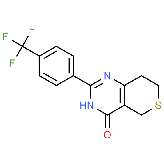 2-(4-(Trifluoromethyl)phenyl)-3,5,7,8-tetrahydro-4H-thiopyrano[4,3-d]pyrimidin-4-one