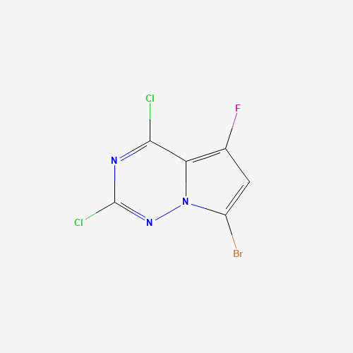 7-Bromo-2,4-dichloro-5-fluoropyrrolo[2,1-f][1,2,4]triazine