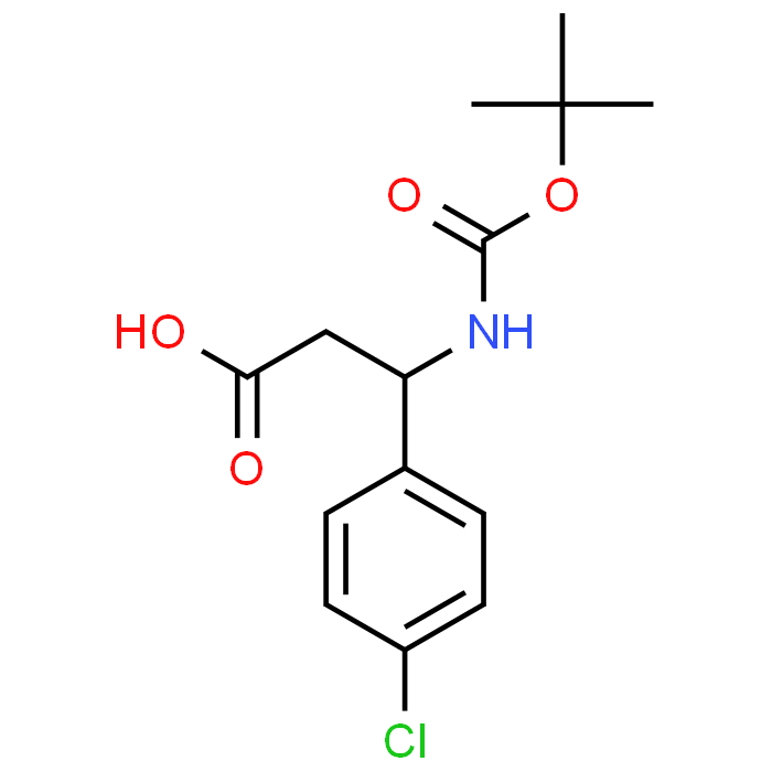 3-((tert-Butoxycarbonyl)amino)-3-(4-chlorophenyl)propanoic acid