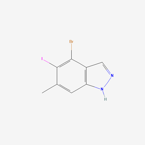 4-Bromo-5-iodo-6-methyl-1H-indazole